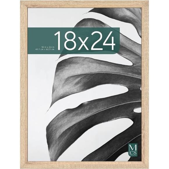 New Studio Gallery 18x24 Poster Frame Natural Woodgrain, Vertical & Horizontal - Picture 8 of 8